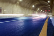 Abstract speed motion in urban highway road tunnel