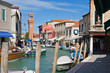 murano island near venezia, italy