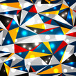 Contrasting geometric background