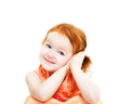 girl showing it is time to sleep