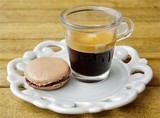 Macaron et espresso