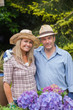 Photo: Husband and wife in the garden Husband and wife in the garden