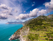Wonderful landscape of Cinque Terre Coast, Italy