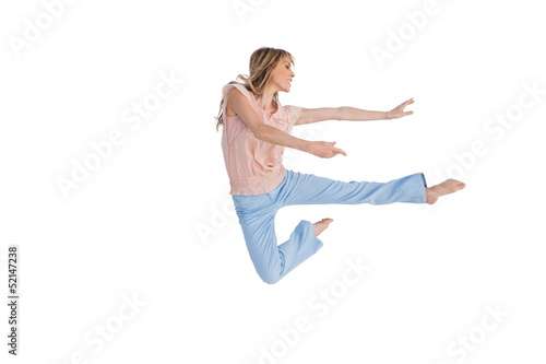 Photo: Woman doing dance pose Woman doing dance pose