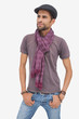 Stylish young man wearing accessories