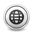 button gray globe