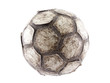Photo: Old soccer ball with clipping path Old soccer ball with clipping path