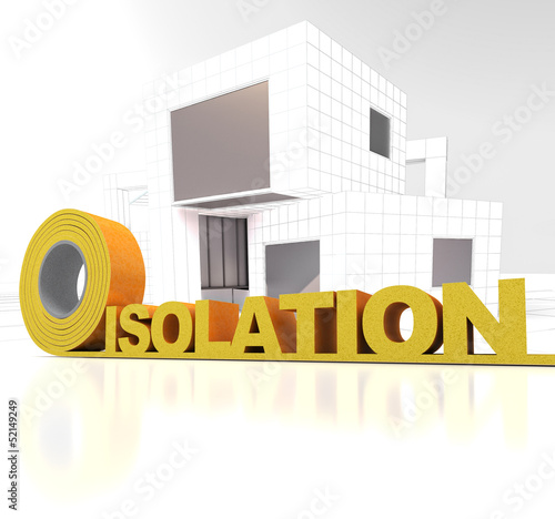 Illustration: Modern building insulation Modern building insulation
