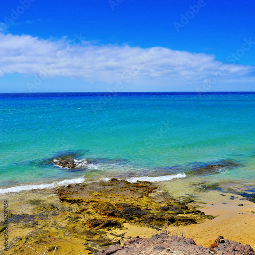 Photo: Sotavento Beach in Fuerteventura, Spain Sotavento Beach in Fuerteventura, Spain