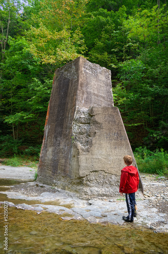 Photo: Old Concrete Bridge Support Old Concrete Bridge Support