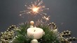 fireworks and candle decoration