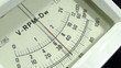 Old voltmeter in use