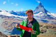 Tourist with map