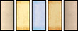 Retro styled papers design
