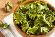 Homemade Organic Green Kale Chips