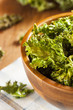 Homemade Organic Green Kale Chips