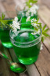 Foto: Dessert mit Waldmeister Dessert mit Waldmeister