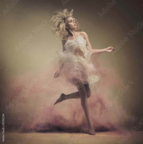 Photo: Dynamic photo of a stunning blonde beauty Dynamic photo of a stunning blonde beauty