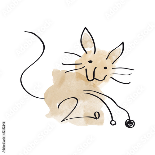 Illustration: Katze Katze