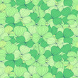 Vector: Vector seamless doodle border frame of autumn leaves Vector seamless doodle border frame of autumn leaves