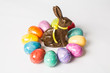Easter Bunny and Eggs
