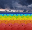 Colorful umbrellas