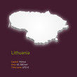 3d map of Lithuania