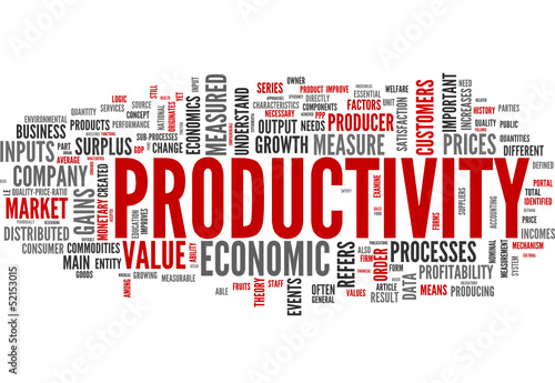 Vector: Productivity (english tag cloud) Productivity (english tag cloud)