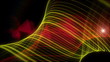 technology wave video animation with lights – loop HD