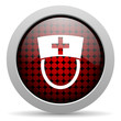 nurse glossy icon
