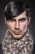 Handsome male beauty portrait
