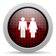 couple glossy icon