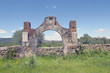 Escudo en  arco, duques de Alba, Abadía, Cáceres, España