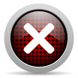 cancel glossy icon