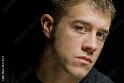 Photo: Portrait of man in color Portrait of man in color