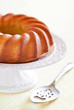 Photo: Vanilla and lemon cake from oat bran, selective focus Vanilla and lemon cake from oat bran, selective focus