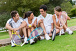 Group of tennis players