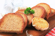Pan fried bread and garlic