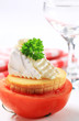 Cheese and tomato appetizer