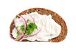 Foto: Brown bread with cream cheese Brown bread with cream cheese
