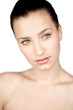 beauty portrait of teen girl