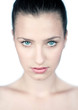 beauty portrait of teen girl