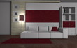 Wohndesign - Sofa in Weiß