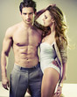 Fanatstic picture of attractive young couple
