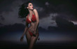 Photo: Sexy brunette in dark scenery Sexy brunette in dark scenery