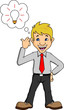 young businessman idea