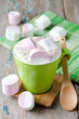 Coffee with marshmallow