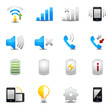Icons set for mobile phone