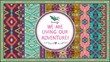 Hipster seamless aztec pattern with geometric elements
