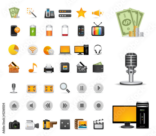 Vector: Icons Set for Web Applications, Internet & Website icons Icons Set for Web Applications, Internet & Website icons
